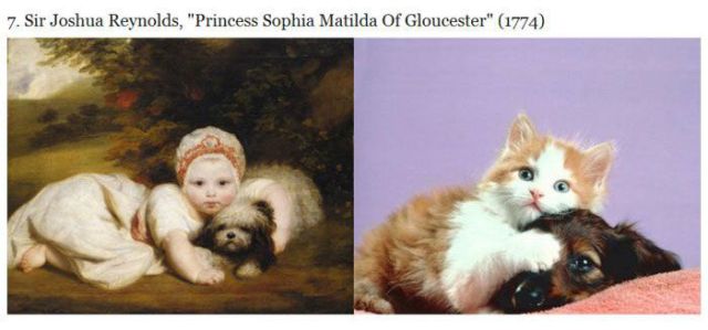 Funny Cats Imitate Famous Paintings
