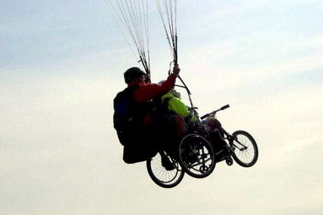 Disabled Guy Takes Up Extreme Sports