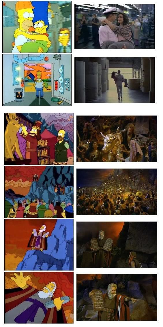The Simpsons Recreating Movie Scenes