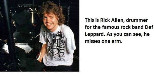 Courage and Dedication of Def Leppard Drummer