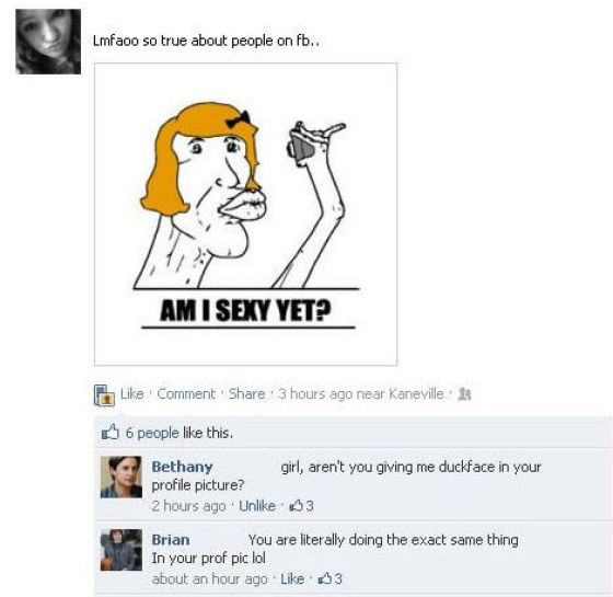 Hilarious Comebacks to Dimwitted Facebook Statuses