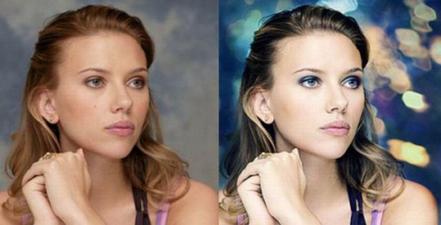 Celebrities Before and After Photoshop Touch Ups