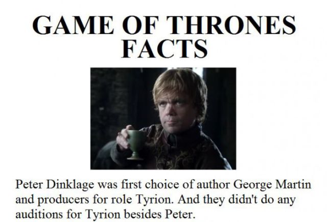 Facts You Might Not Know About Game of Thrones
