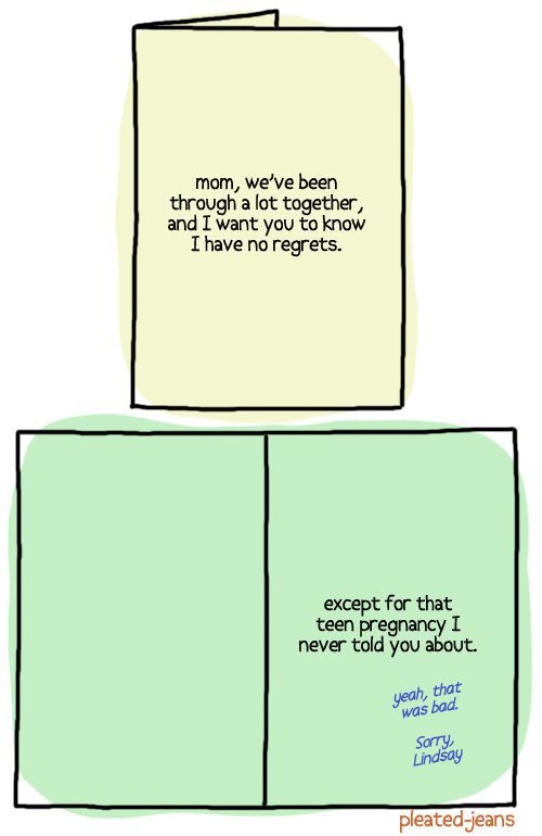 Funny Confession Cards for Mother’s Day