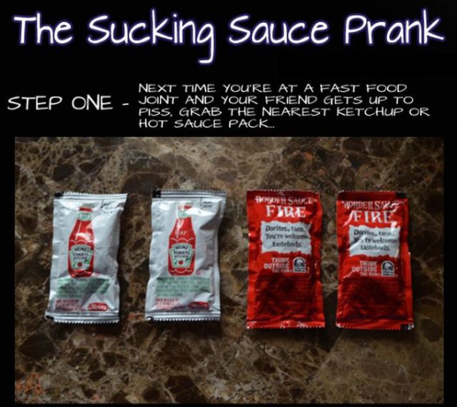 Fast Food Sauce Prank