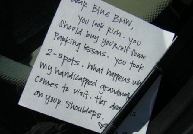Funny Parking Notes. Part 2