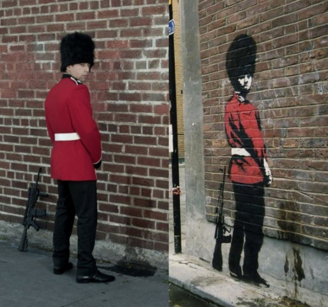 Banksy’s Graffiti Recreated IRL