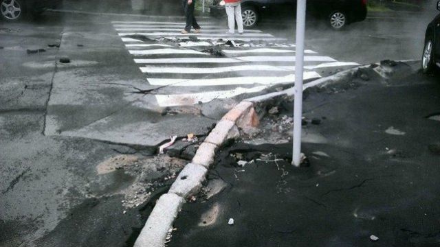 Rippled Kyiv Road Welcomes Euro 2012