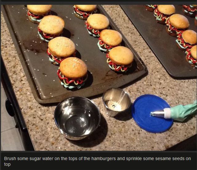How To Make Hamburger Cupcakes