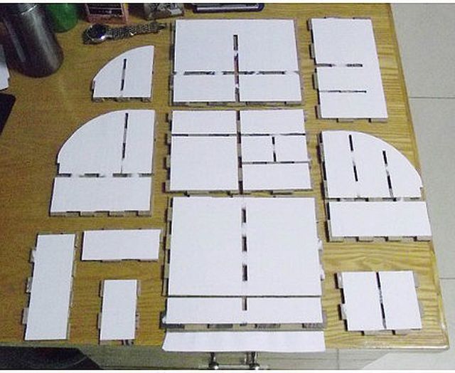 Hand-Made Cardboard Stationery Box