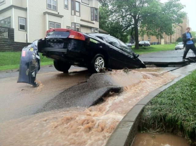 Heavy Rains Cause Flooding in Minnesota