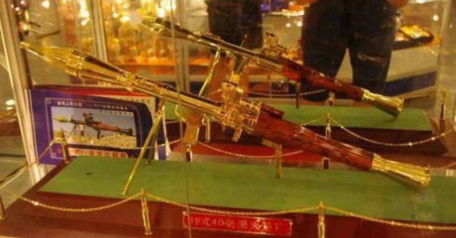 Golden Weapon from Saddam’s Armory