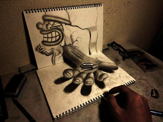 3D Pencil Drawings That Jump Out at You