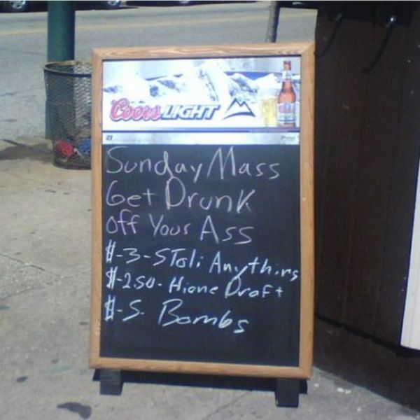 Funny and Unusual Chalkboard Signs