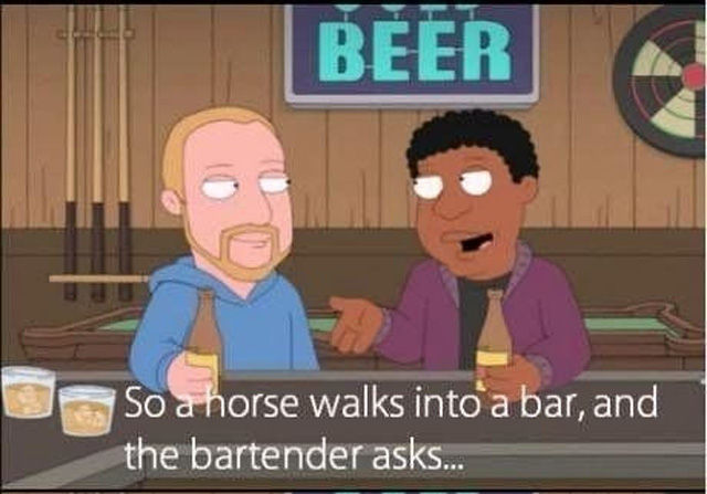 So a Horse Walks into a Bar