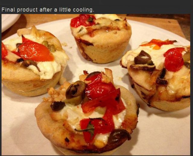 Making Pizza Cupcakes Is So Easy