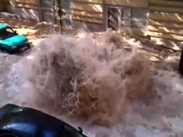 What Happens When a High Pressure Water Pipe Is Broken 
