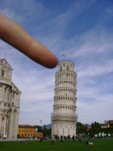 Don’t Lean on the Tower of Pisa, Get Creative
