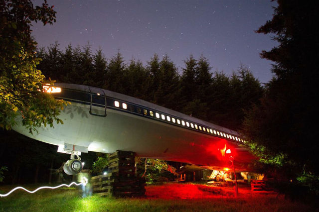 From the Air to the Ground: An Airplane House