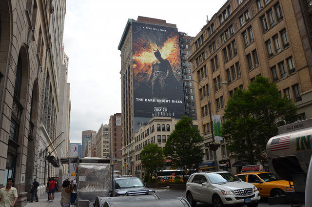Enormous “Dark Knight Rises” Mural