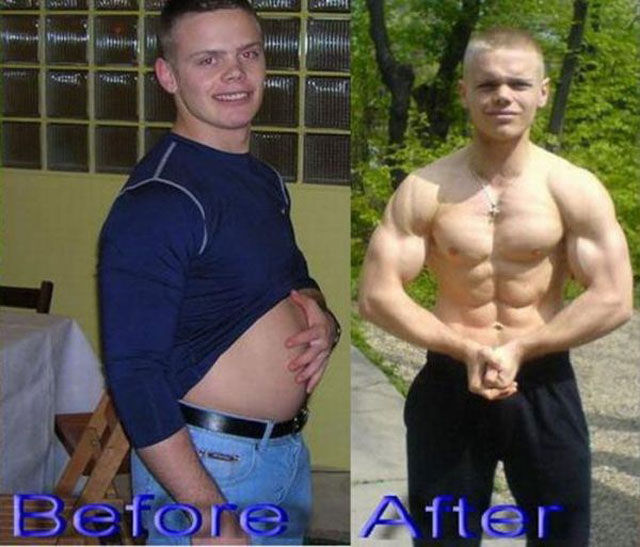 Bodybuilding – Before and After