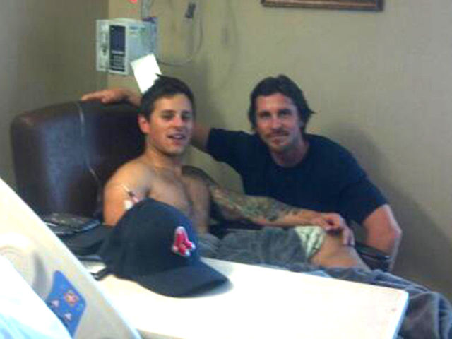 Christian Bale Visits Aurora Shooting Victims