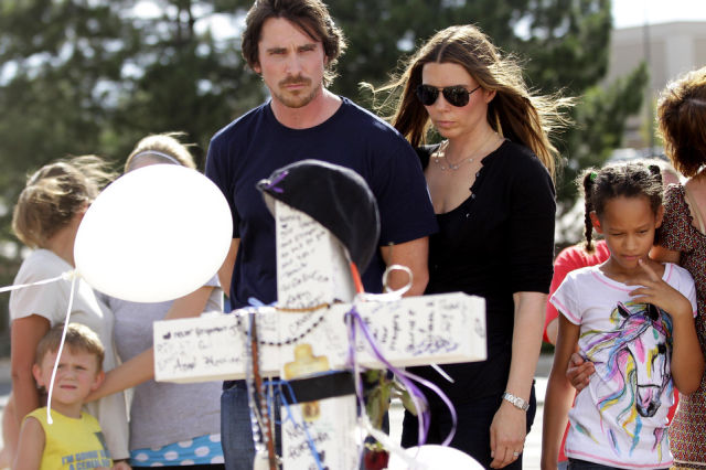 Christian Bale Visits Aurora Shooting Victims