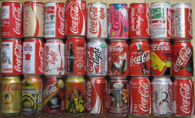 Beverage Cans of the ‘80s and ‘90s