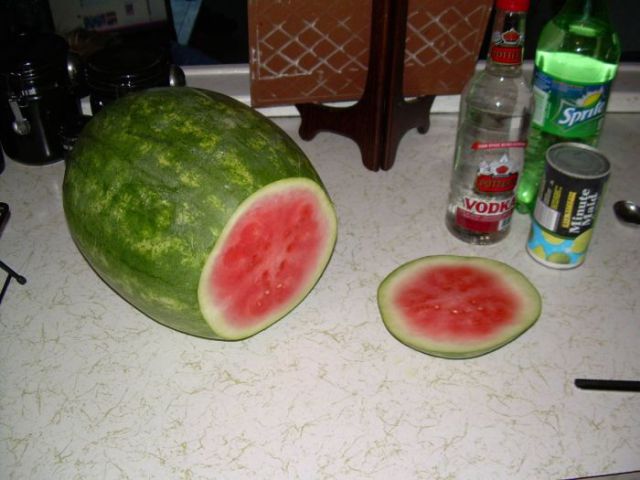 Unusual Way to Make a Vodka Melon Punch