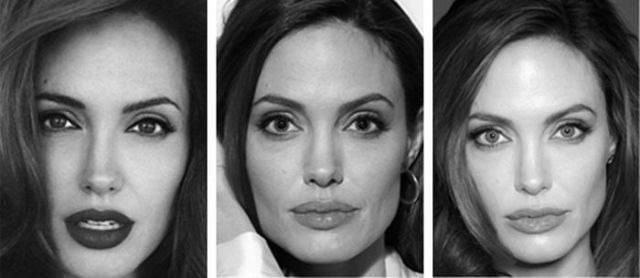B&W Angelina’s Portraits from 1989 till Now