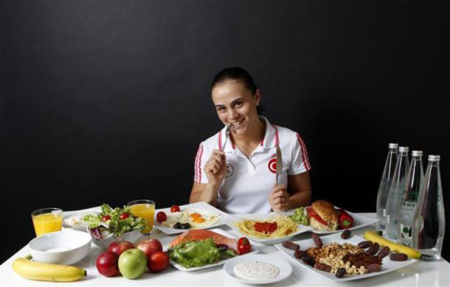 Athletes Show Their Olympic Diet
