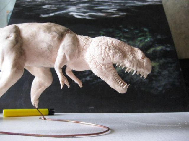 Handmade T-Rex Model