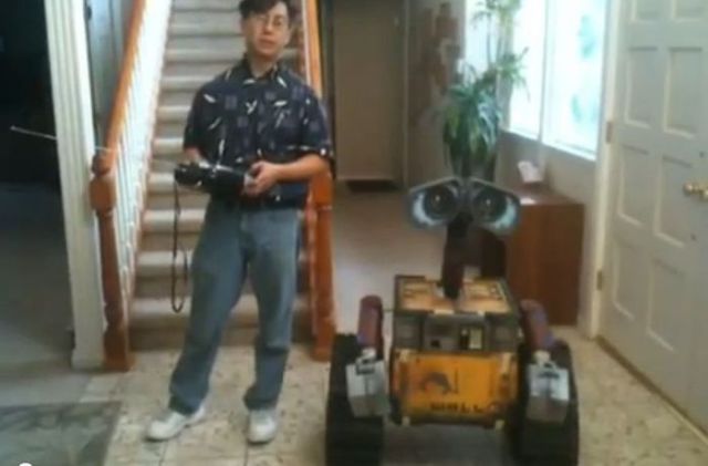 Cute WALL-E Robot IRL