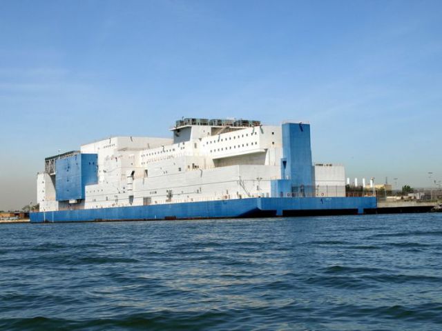 Giant Floating Prison in NYC
