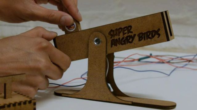 Awesome Handmade Angry Birds Controller