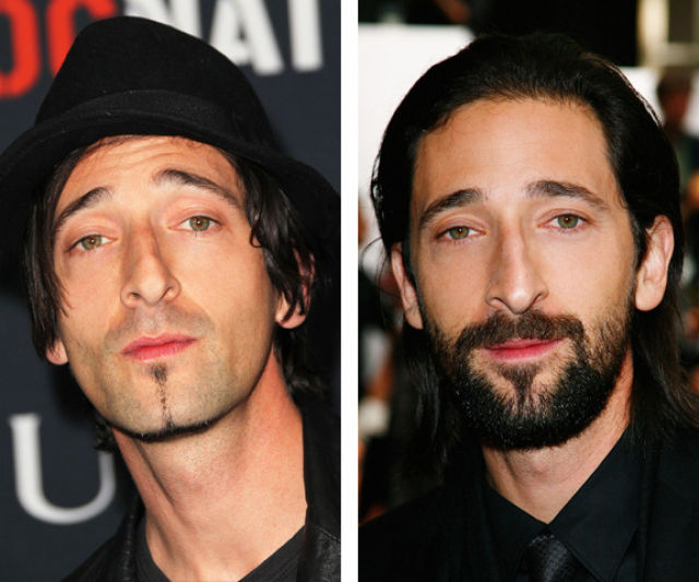 Celebrities Growing Facial Hair