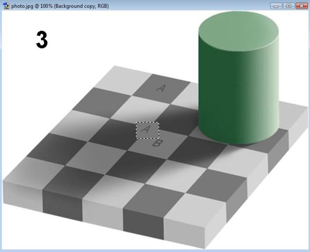 Fantastic Checkerboard Shadow Illusion