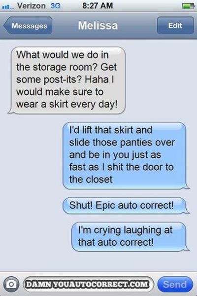 Autocorrect Fails - Sexting Edition