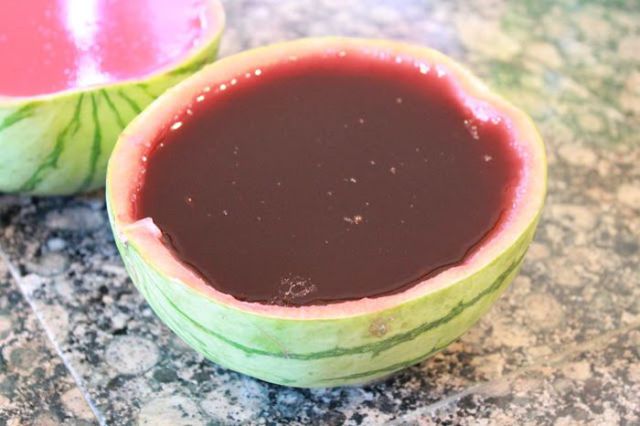 The Recipe of Watermelon Slice Jello Shots