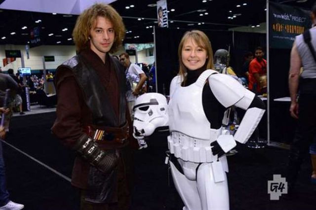 Cosplayers of the VI Star Wars Celebration