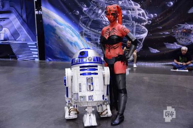 Cosplayers of the VI Star Wars Celebration