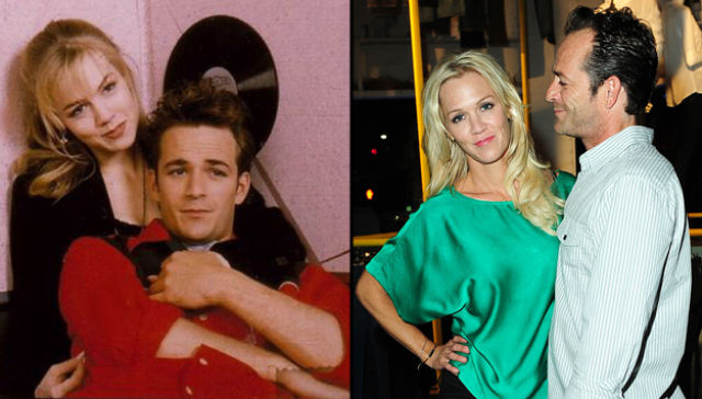 Jennie Garth and Luke Perry Then and Now