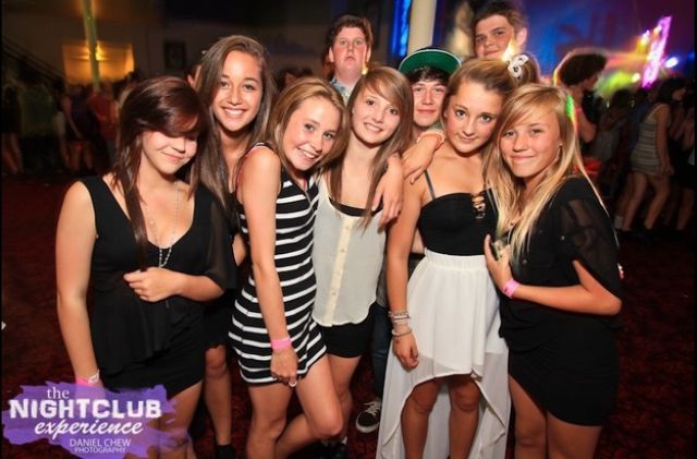 Kids Run Wild at All Ages Night Clubs