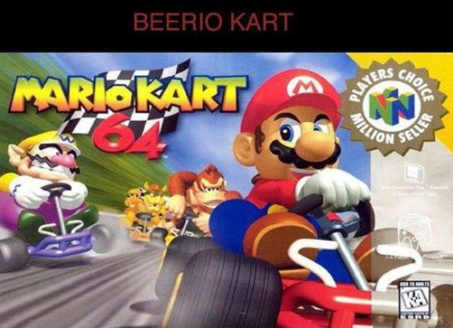 Drinking Game for Mario Kart Fans