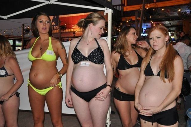 Bikini Pageant for Pregnant