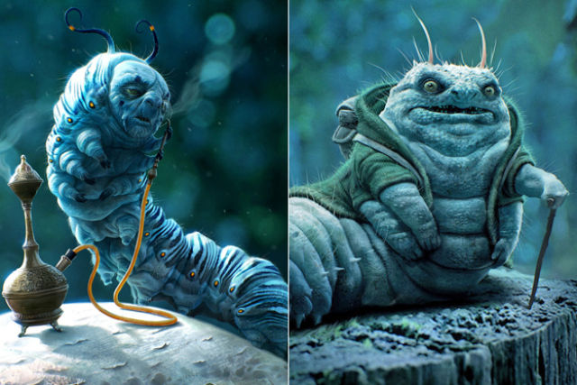 Early Concept Art of Movie Characters