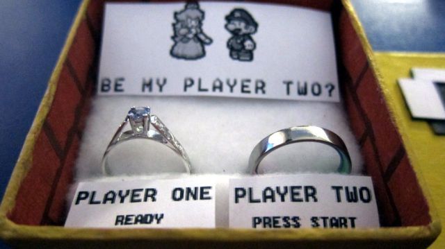 Marriage Proposal for Super Mario Fan