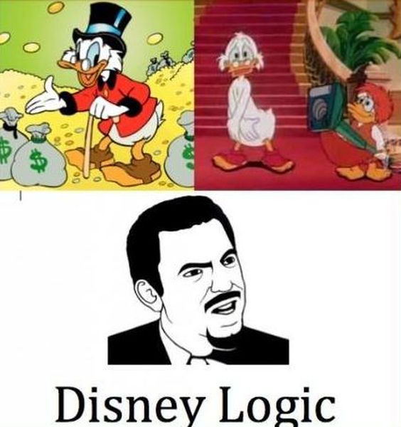 Irrational Logic of Cartoons