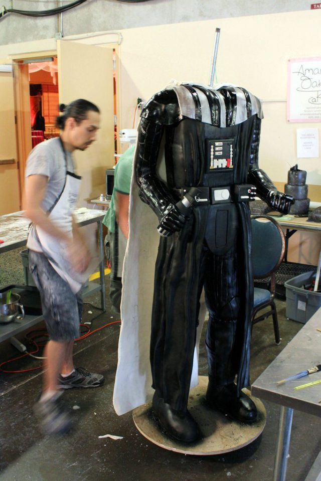 Making of Life-Size Darth Vader Cake