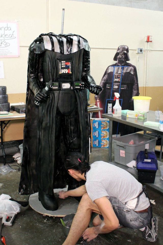 Making of Life-Size Darth Vader Cake